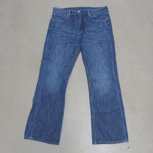 Levi's 527 Denim Jeans Women's W36 L32 Blue Bootcut Leg Pullon Casual Pants USED